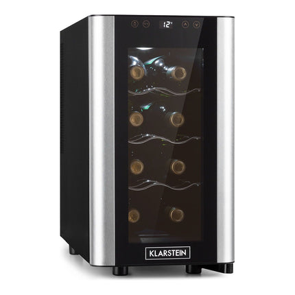 Cave à vin de service KLARSTEIN Reserva 8 Slim Uno - Inox Reconditionné