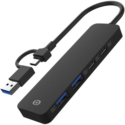 Hub USB C ESSENTIELB 4 en 1 USB C Noir - Vr