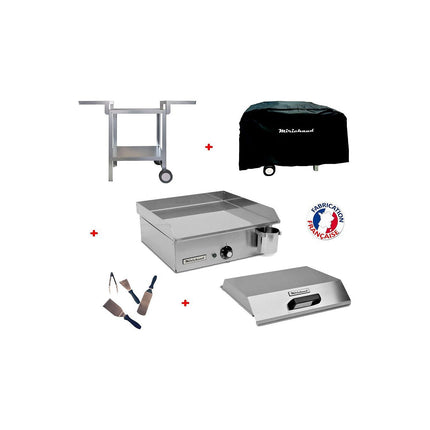 Plancha électrique PLANCHAELEC Pack NEO E420 + Chariot + accessoires
