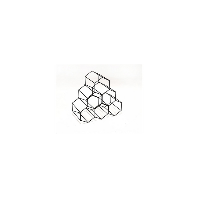Range bouteille COMPACTOR BOUTEILLES HEXA BRUN CUIVRE