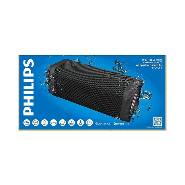 Enceinte fixe PHILIPS Enceinte Bluetooth Philips TAS5000B Noir