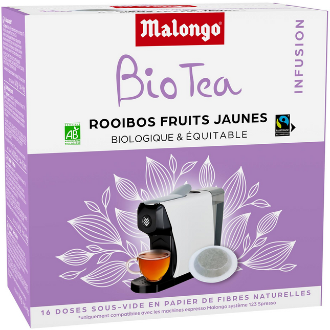 Dosette MALONGO Infusion Rooibos fruits jaunes