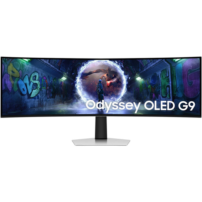 Ecran PC Gamer SAMSUNG ODYSSEY G9 G93SD 49" Incurvé 1800R DQHD 240Hz OLED HDR True Black 400 HDMI 2.1 AMD FreeSync