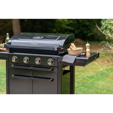 Barbecue gaz CAMPINGAZ Onyx 4S noir 4 brûleurs sur chariot, 72x46 cm