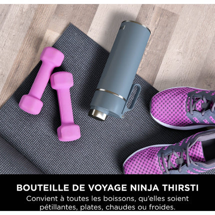 Bouteille isotherme NINJA Thirsti 530ml Travel Bottle Black