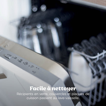 Friteuse sans huile NINJA CRISPi PRO 7-en1, 2 récipients en verre de 5.7 et 2.3L, AS101EULG