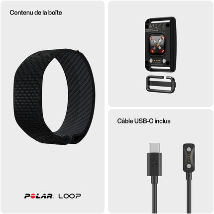 Tracker d'activité POLAR Loop Night Black