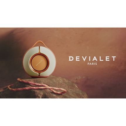 Enceinte portable DEVIALET Mania White Mist + Étui de transport inclus