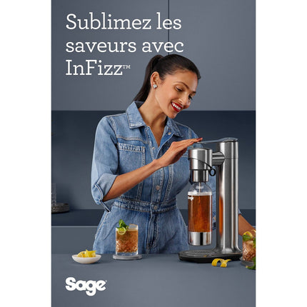 Machine à soda SAGE APPLIANCES the Infizz Fusion SCA800SST0ZEU1