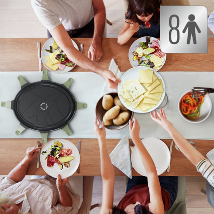 Raclette TEFAL RE31E810 eco 8 coupelles noir