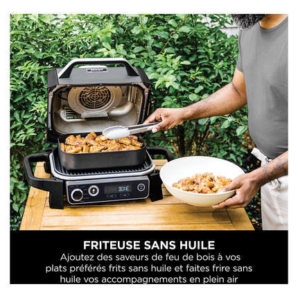Barbecue électrique NINJA Woodfire OG701EU à poser, 33x28 cm