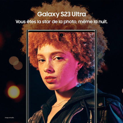 Smartphone SAMSUNG Galaxy S23 UltraNoir256Go Batterie Neuve Reconditionné