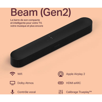 Barre de son SONOS Beam 2
