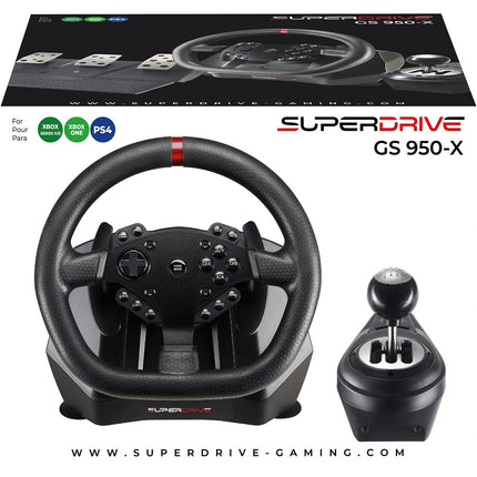 Volant + Levier de vitesses + Pédalier SUBSONIC GS 950-X