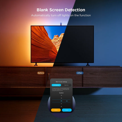 Bandeau LED GOVEE Retroéclairage LED TV avec camera 55 65