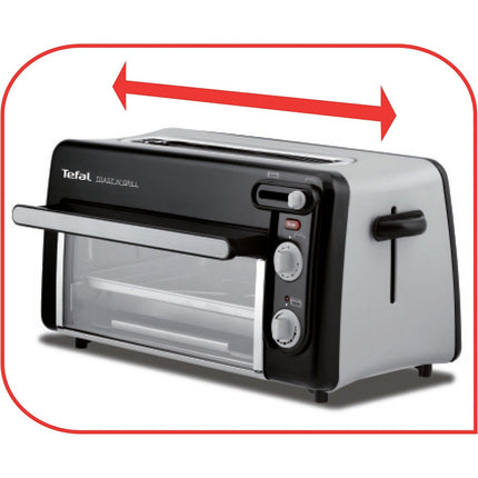 Grille-pain TEFAL Toast'n grill mini four TL600830