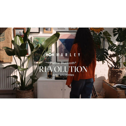 Platine vinyle MARLEY avec enceintes - Pack Revolution