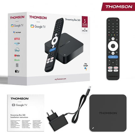Passerelle multimédia THOMSON 245 Box 4K avec Google TV