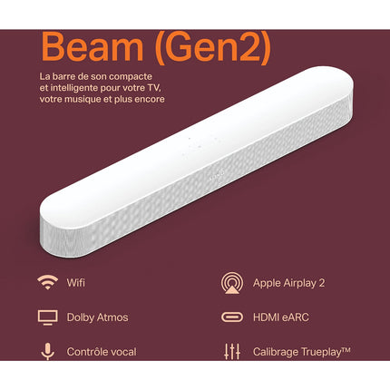 Barre de son SONOS Beam 2