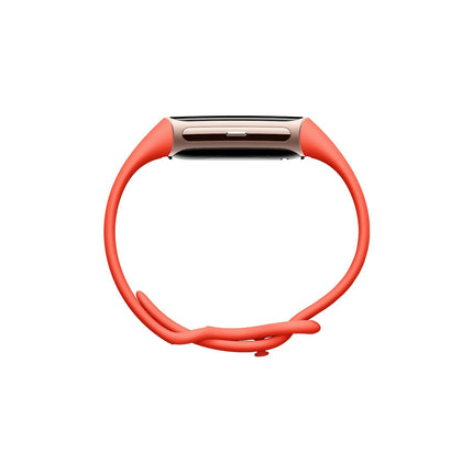 Bracelet connecté FITBIT Charge 6 champagne Gold et Corail