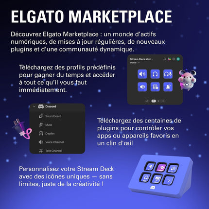 Boitier de contrôle ELGATO Stream Deck DISCORD Mini