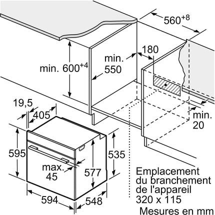 Four encastrable BOSCH HBA572BB4, AutoPilot10