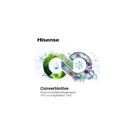 Réfrigérateur combiné encastrable HISENSE RB3B250SAWC