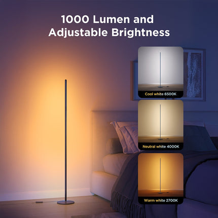 Lampe connectée GOVEE Lampadaire RGBICW 136 CM