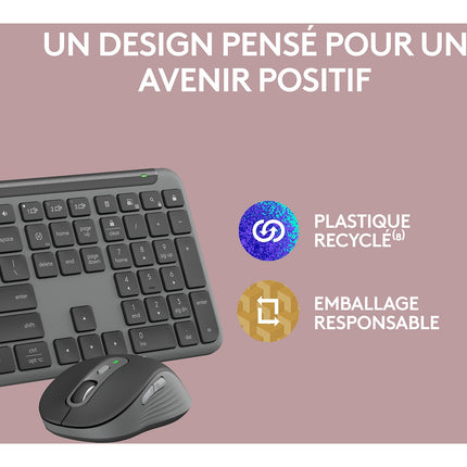 Clavier + Souris LOGITECH MK950 Signature Slim Bluetooth