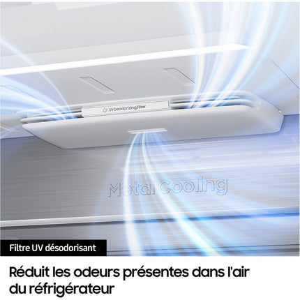 Réfrigérateur multi portes SAMSUNG RM90F67CECEF Bespoke AI
