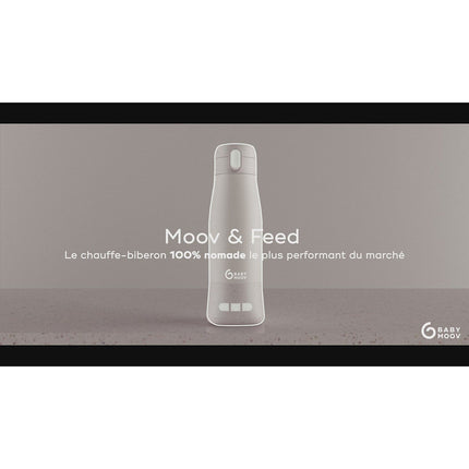 Chauffe biberon BABYMOOV Nomade Moov & Feed - Mineral Beige