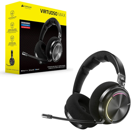Casque gamer CORSAIR VIRTUOSO MAX WIRELESS Carbon
