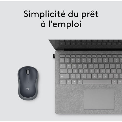 Souris sans fil LOGITECH M185 Swift Grey