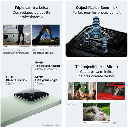 Smartphone XIAOMI 15 concu avec Leica 512Go 5G