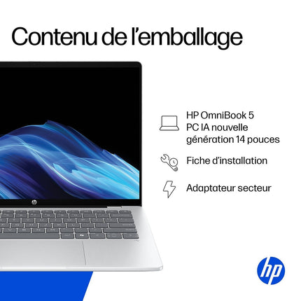 Ordinateur portable HP OmniBook 5 16-bf0005nf OLED Copilot+PC