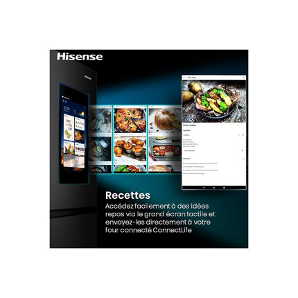 Réfrigérateur Américain HISENSE RS9P628GPFE smart screen