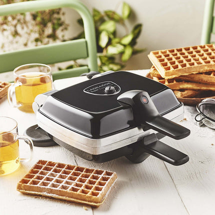 Croque, gaufrier, gaufrette LAGRANGE super 2 antiadhésif noir gaufres +GT+CM