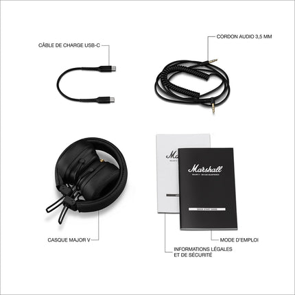 Casque MARSHALL Major V Noir