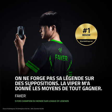 Souris Gamer Sans Fil RAZER Viper V3 Pro