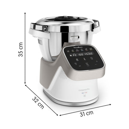 Robot cuiseur MOULINEX companion pro + cuiseur vapeur YY5286FG