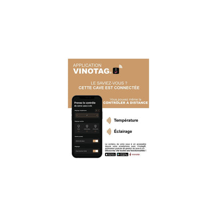 Cave à vin vieillissement CLIMADIFF MILLESIME140DB