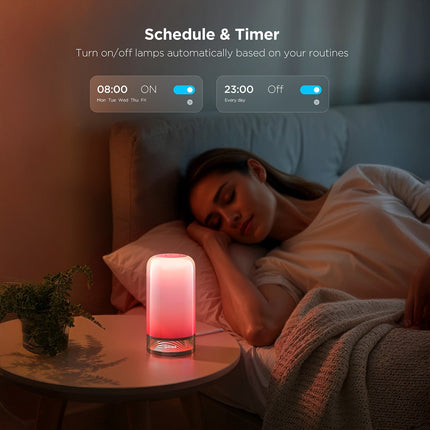 Lampe connectée GOVEE Lampe de table LED RGBICWW