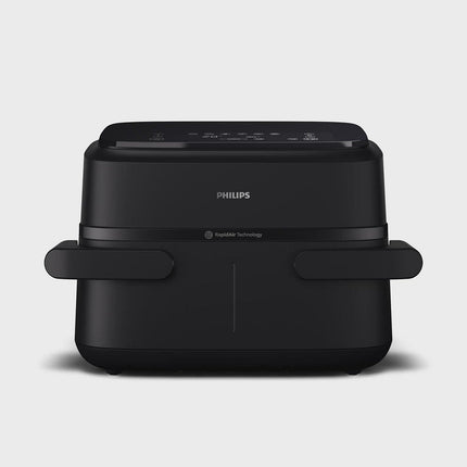 Airfryer PHILIPS NA150/00 friteuse sans huile panier flexible avec séparateur amovible, Série 1000 7.1L