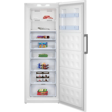 Congélateur armoire BEKO RFNE448E55W