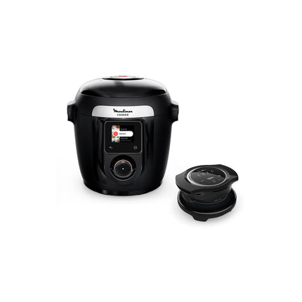 Cookeo MOULINEX YY5449FB noir connecté 6 L, 9 modes de cuisson + extra crisp, 150 recettes