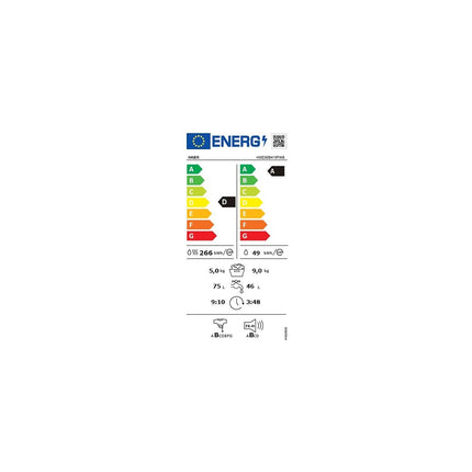 Lave linge séchant hublot encastrable HAIER HWD90B416FWB-FR
