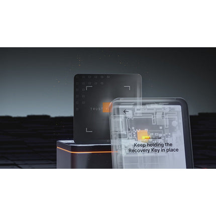 Crypto wallet LEDGER Flex Recovery key Noir