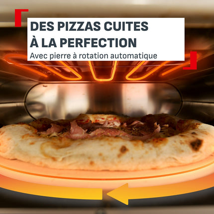Four à pizza électrique TEFAL Pronto JM600TE0 pizza 30 cm préchauffage 15 min, jusqu'à 400°C