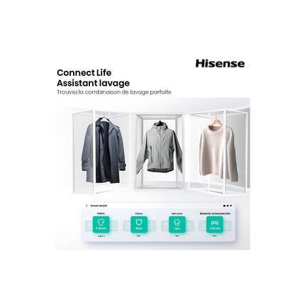 Lave linge hublot HISENSE WF7S1247BB