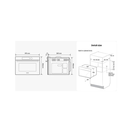Micro ondes encastrable SAMSUNG NQ5B4513GBB